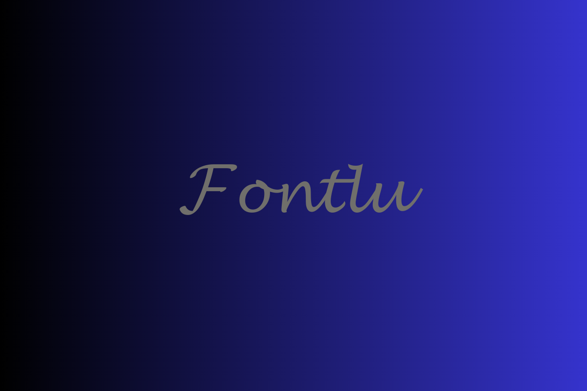 Fontlu: The Future of Fonts and Digital Typography